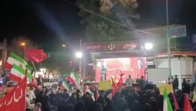 صد و هفتاد و چهارمین اجتماع شبانه مردم بناب در بیعت با رهبری